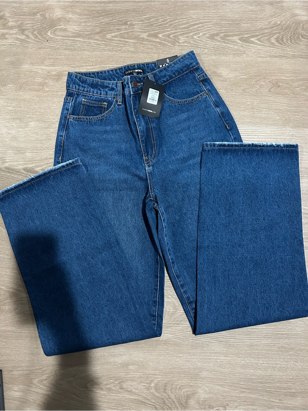 Fashion Nova High Waist Blue Jeans